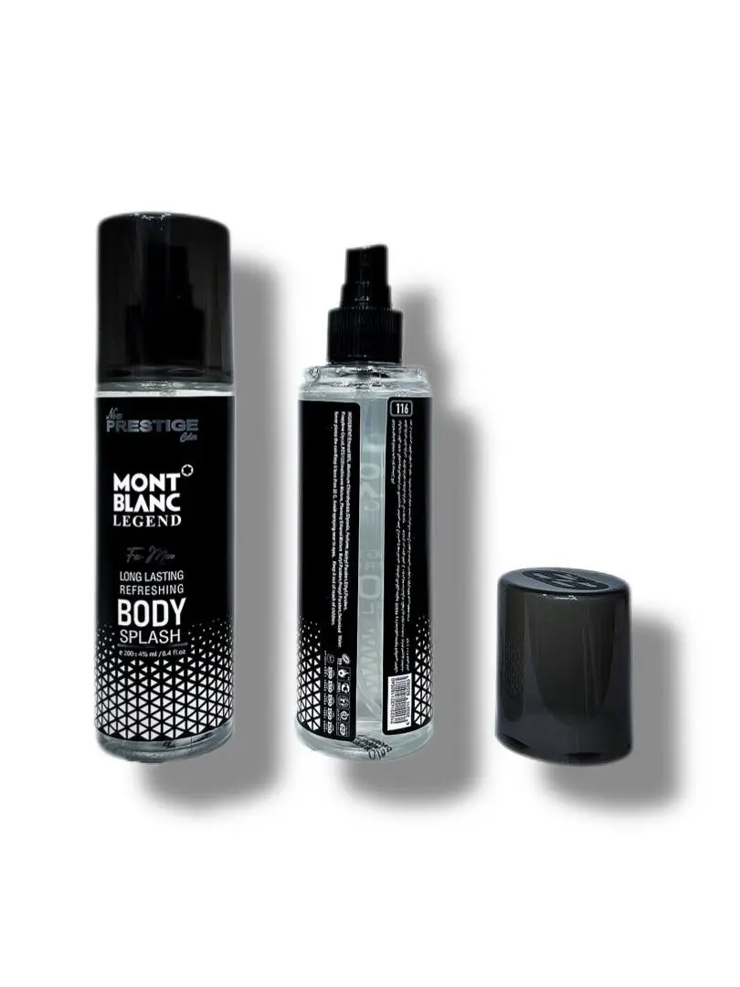 بادی اسپلش مردانه نیو پرستیژ کالر مدل Legend Mont Black حجم 200 میلی لیتر