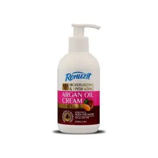 کرم آبرسان و مرطوب کننده پمپی حاوی روغن آرگان 250میل رینوزیت