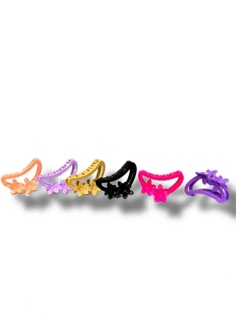 کلیپس مو زنانه مدل دو گل