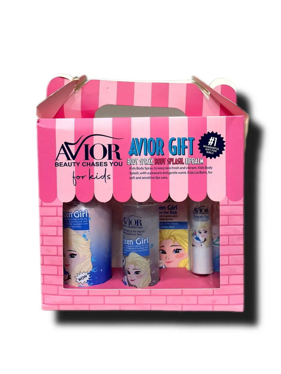 گیفت ست دخترانه فوروزن ( اسپری ، بادی اسپلش و بالم لب )  اویور