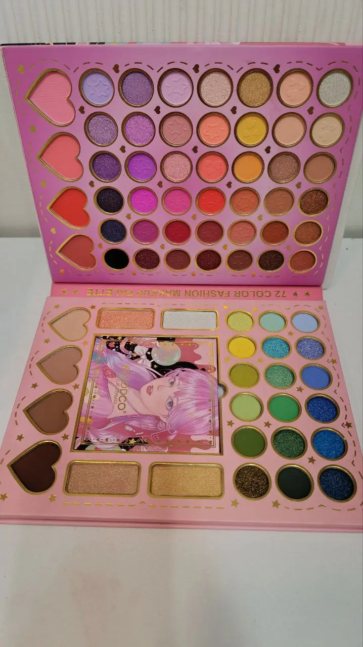 پالت سایه چشم و صورت 72 رنگ IGOODCO مدل Makeup Beauty
