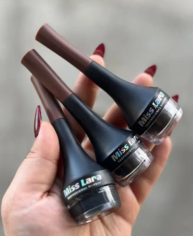 خط چشم و سایه ابرو ژله ای کاسه ای میس لارا با براش مخصوص