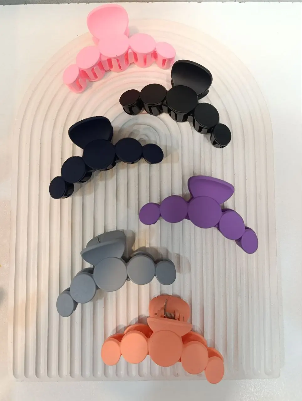 گیره مو شمعی دایره