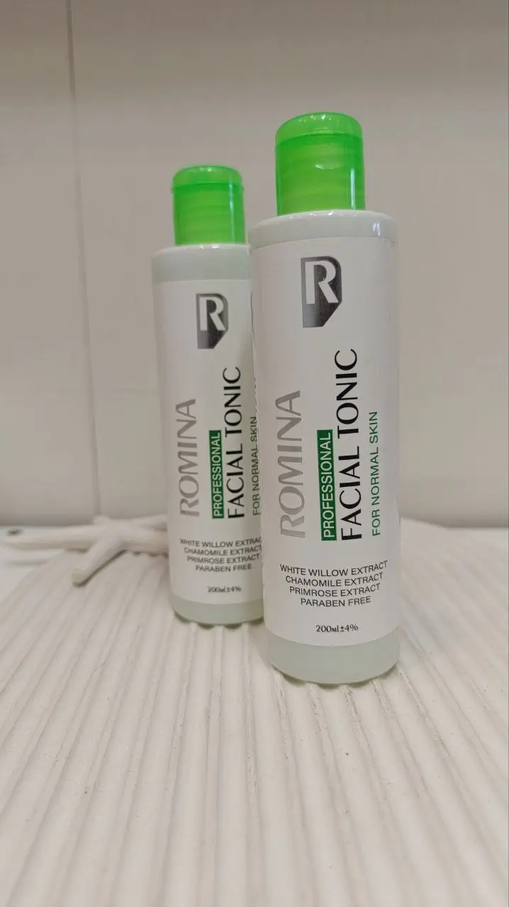 تونیک پاک کننده صورت رومینا مدل آلوئه ورا حجم 200 میلی لیتر