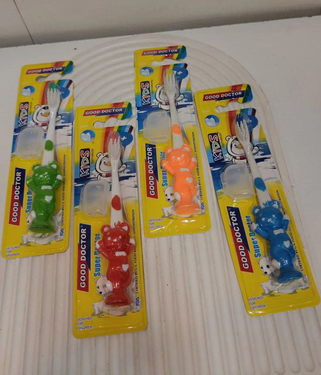 مسواک کودک گود داکتر طرح خرسی