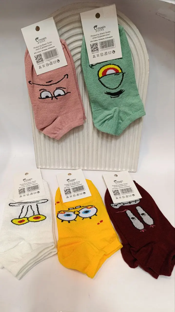 جوراب مدل باب اسفنجی