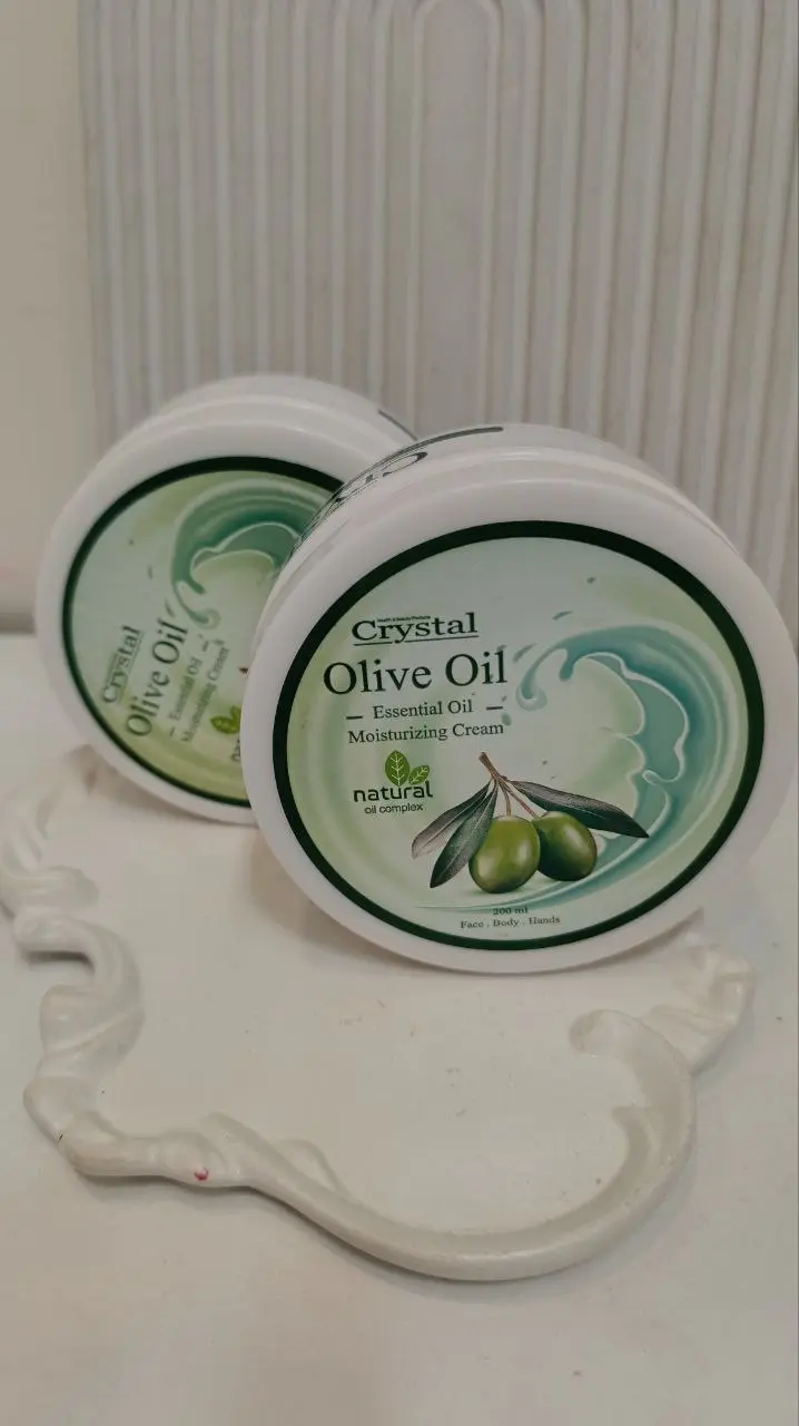 کرم مرطوب کننده صورت و بدن زیتون کاسه ای کریستال 200 میل