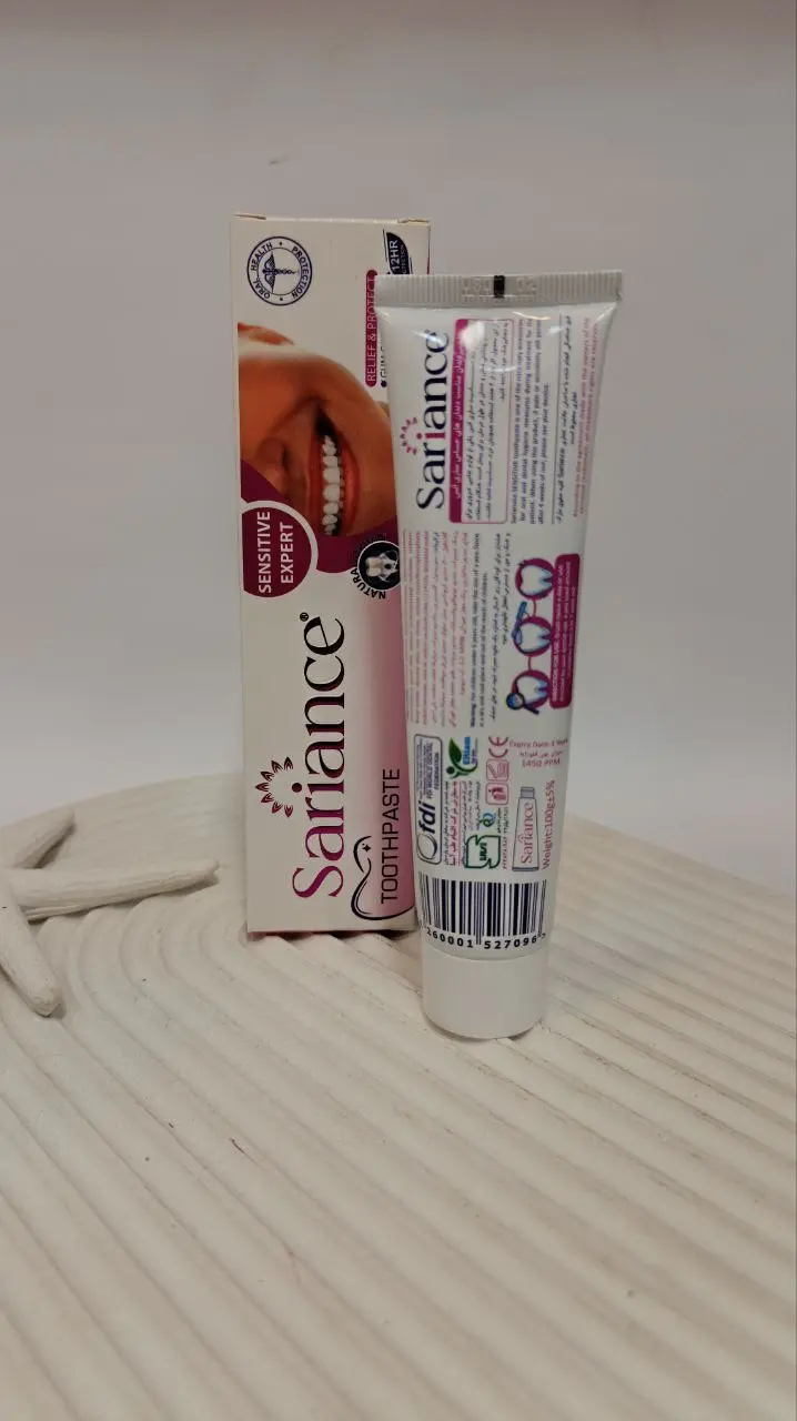 خمیر دندان ساری انس مناسب دندان های حساس حجم 100 میل