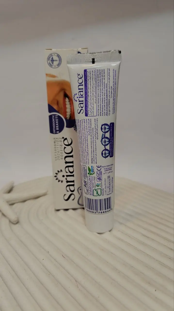 خمیر دندان ساری انس مناسب ارتودنسی حجم 100 میل