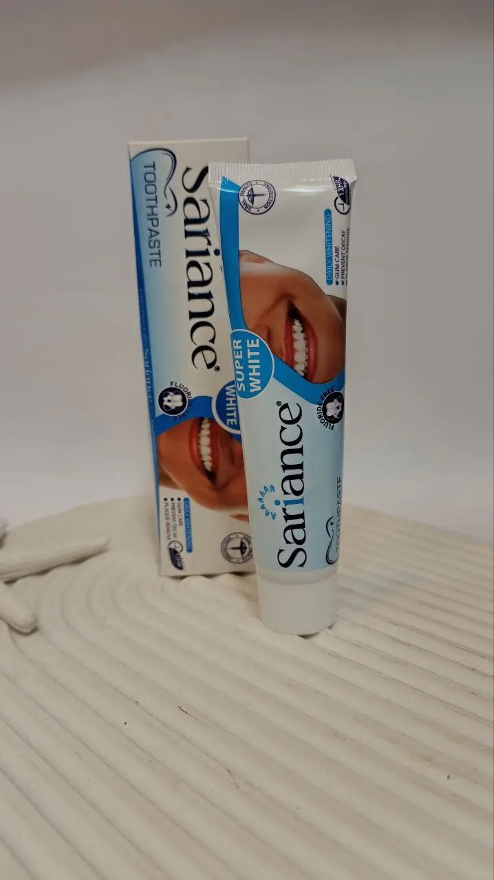 خمیر دندان سفید کننده ساری انس با طعم نعناع حجم 100 میل